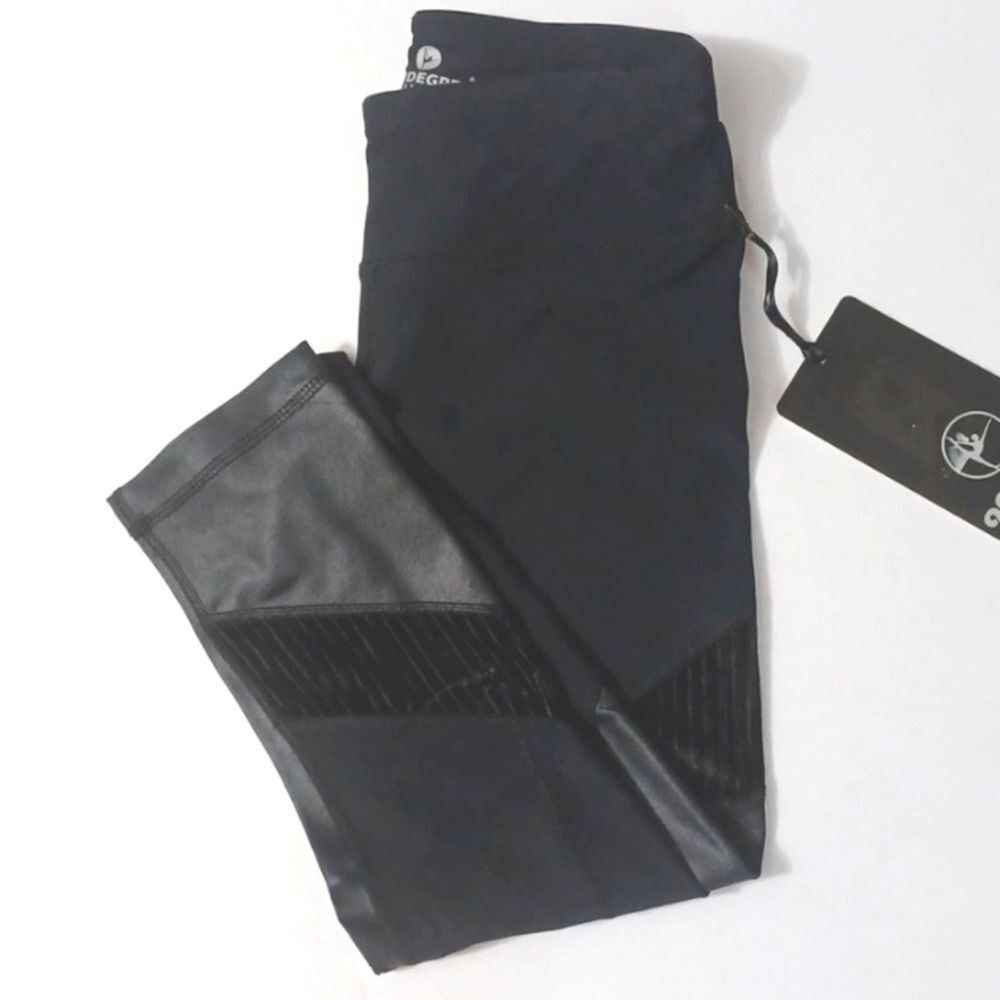 90 Degree  by Refllex black shiny  leggings